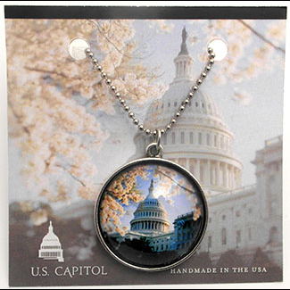 Large Necklace Custom jewelry and packaging designed for the U.S. Capitol Visitors Center