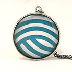Fauxhemian Curve Turquoise Necklace