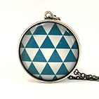 Fauxhemian Triangle Turquoise Necklace