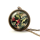 Deck The Halls Holly Necklace