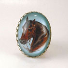 Hay Is For Horses Cocktail Ring >