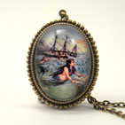 Over the Waves Mermaid Deluxe Necklace
