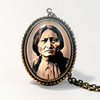 Sitting Bull Pendant Necklace
