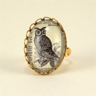 Wise Old Owl Brass Deluxe Necklace