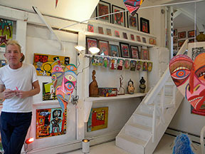 The OUtsider Art Gallery with Dion Hitchings in Frenchtown, NJ